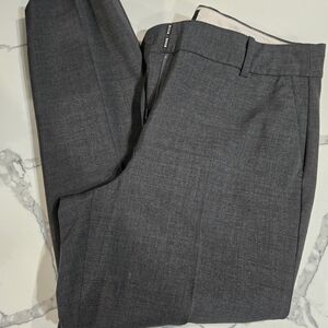 J Crew By Tollegno 1900 Mill Stretch Wool Dress Pant Dark Gray Trousers Women 12